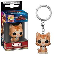 Amazon Com Funko Pop Keychain Marvel Captain Marvel Goose The Cat Toy Multicolor Toys Games Captain Marvel Pop Marvel Marvel