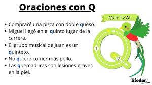 Check spelling or type a new query. Oraciones Con Q Ejemplos Y Reglas De Uso
