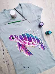 Acrylic Painting On T Shirt Fabric Painting Techniques Fabric Paint Diy Diy Techniques And Supplies