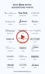 Best Free Boho Adventure Fonts In 2020 Adventure Fonts Tattoo Font Styles Tattoo Fonts