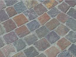 Paves De Porphyre Italien Rouge Brun Revetement Sol Revetement Sol Exterieur Sol