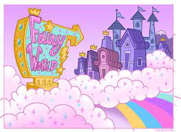 Fairy World Cartoon Background Preppy Wallpaper The Fairly Oddparents