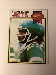 1979 Topps Football Shafer Suggs New York Jets Card #307