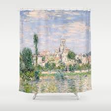 Buy Vetheuil In Summer 1880 By Claude Monet Shower Curtain By Vintage Archive Painting Oil Vintage Impressio Claude Monet Painting Shower Vintage Landscape