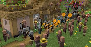 They will destroy any enemies who dare to enter the territory of the village. It S A Village Pa Raid R Minecraft