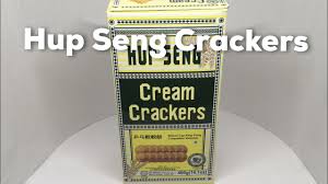 The cream crackers is the most popular cracker snack from hup seng. Hup Seng Cream Crackers Youtube