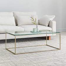 Javascript is disabled on your browser. Streamline Coffee Table Glass Metal West Elm United Kingdom