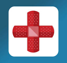 Leer alle basisvaardigheden ehbo in deze cursus; Rode Kruis Eerste Hulp Sticker Tenstickers