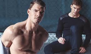 He made his acting debut as aquaman / arthur curry on the cw . Hunger Games Star Alan Ritchson Shows Off Abs In Photo Shoot For Daman Magazine Daily Mail Online