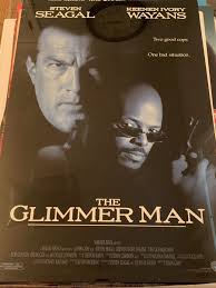 THE GLIMMER MAN Original Movie Poster 27”x40” STEVEN SEAGAL, KEENAN IVORY  WAYANS