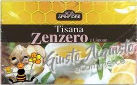 Tisana Zenzero E Limone Apinfiore 20 Bustine Filtro