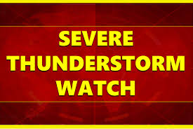 Large hail, heavy rain, damaging wind gusts, and a few tornadoes are possible. Severe Thunderstorm Watch In Effect Through 6 P M Monday