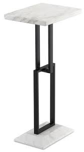 The Squared Rectangular Links That Form The Body Of The Menlo Drinks Table From Currey And Company Are Archit Drink Table Stylish Coffee Table Currey Company