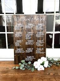 Custom Wood Wedding Seating Chart Sit Back And Relax