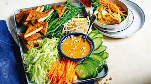 Tofu gado gado bowl
