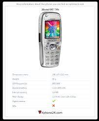 Alcatel OT 735i To your site ...