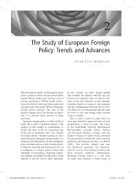 Pdf The Study Of European Foreign Policy Trends And Advances