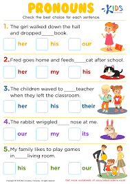 pronouns worksheet