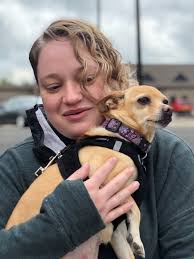 Foxy finds forever home with new mom