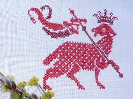 Ich schwöre, dass die sonne heute in form eines roten ostereis aufgegangen ist, so bald schon ist ostern. 12 Weihekorbdecke Ideen Kreuzstich Stickereimuster Sticken