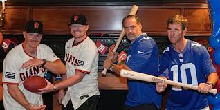 San Francisco Giants hang out with New York Giants - MLB.com