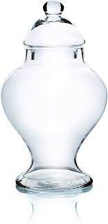 Purchase in bulk for price discounts. Amazon Com Wgv Apothecary Jar Width 6 7 Height 12 Clear Urn Round Glass Storage Container Fruit Food Cake Candy Liquid Jar With Lid For Wedding Party Ceremony Banquet Event Office Home Decor 1
