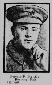 Pte.Percy Paley 13th york&Lancs