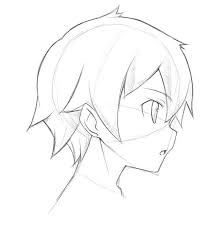 How To Draw Male Anime Body Angles Yahoo Image Search Results Anime Head Guy Drawing Anime Drawings For a sad look draw the eyes squinted. how to draw male anime body angles