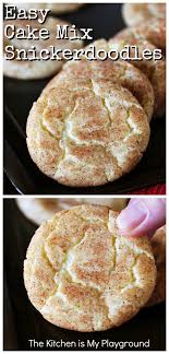 Easy Cake Mix Snickerdoodles In 2020 Snickerdoodle Cookies Recipe Easy Amazing Cookie Recipes Easy Snickerdoodles