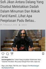 We would like to show you a description here but the site won't allow us. Kedahnews Com Dituduh Letak Dadah Dalam Minuman Farid Kamil Biar Allah Tunjukkan Kebenaran Sofi Jikan