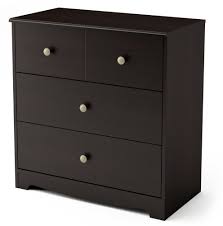 3 Drawer Dresser Bedroom Furniture Storage Kids Room South Shore Home Espresso Three Drawer Chest South Shore Furniture Drawers