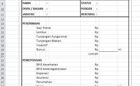 Slip gaji apk is a tools apps on android. Contoh Slip Gaji Perusahaan Contoh Akar Cute766