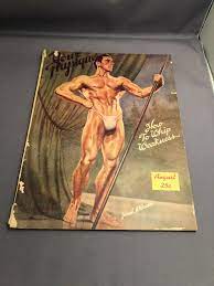 YOUR PHYSIQUE MAGAZINE AUGUST 1946 JOE WEIDER Gay Interest Male Models |  eBay