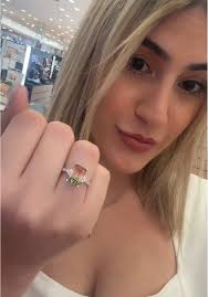 Ring Wassermelonenturmalin