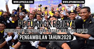 Sekiranya anda, seorang warganegara malaysia yang cukup syarat kelayakan dan berumur tidak kurang daripada 18 tahun. Jawatan Kosong Di Suruhanjaya Pencegahan Rasuah Malaysia Sprm Appkerja Malaysia