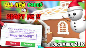 The 2019 christmas event was an event in adopt me! All New Codes On Adopt Me December 2019 Roblox Youtube
