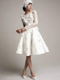 For outdoor wedding it is better to choose a short wedding dresses. Short Unusual Modern Wedding Dress Fashion Dresses
