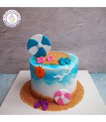 Ideas for beach wedding cakes. Freshbakes Beach Sea Creatures Summer Water Activities Themes