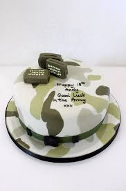 This was my first time using the cake color spray and it worked out pretty good (but the black comes out gray, not black). Indian Army Cake Ideas