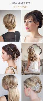 Repeat this technique until you get to the ends and secure with a hair elastic. 20 Last Minute Ideas For New Year S Eve Pretty Hairstyles Hair Styles Diy Hairstyles