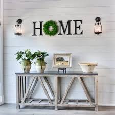 Cool circle geo monogram letter canvas wall art. Home Sign With Wreath Made By Shapestack 12 Home Sign