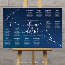 Constellation Wedding Seating Chart