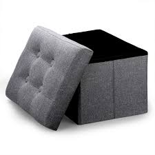 Coffee is undeniably a very powerful a part of each individual's life and routine. Buy Alasdo Storage Small Ottoman Foldable Rectangle Coffee Table Multipurpose Foot Rest Short Children Sofa Stool Linen Fabric Ottomans Bench Foot Rest For Bedroom Dark Grey Online In Vietnam B07vlb6vcz