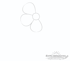 How to draw a daisy. How To Draw A Flower Step By Step Easylinedrawing