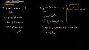 Teknik integral substitusi dalam fungsi trigonometri. Integral Integral Trigono Part5 Pangkat Genap Flv Youtube