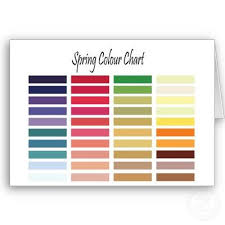 Spring Color Chart Zazzle Com Spring Colors Spring