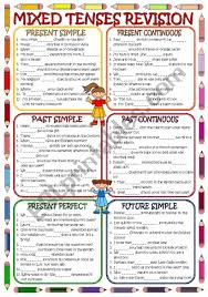 Present Perfect Past Perfect Past Simple Past Continuous Exercises Some Exercises To Practise Six Tenses Present Simple Present Continuous Past Simpl English Grammar Worksheets Verb Tenses Exercises Teaching English Grammar