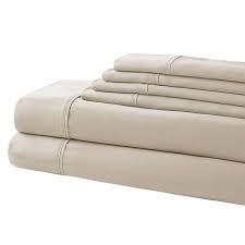 The basic sheet set comes with two pillowcases and a fitted sheet (no top sheet) for $129 in a queen size — the same regular price as brooklinen's queen core set that includes two pillowcases, a fitted sheet and a top sheet. Pillowcases Grey King Size Tan Blue New Columbia Cooling Sheet Set Home Garden