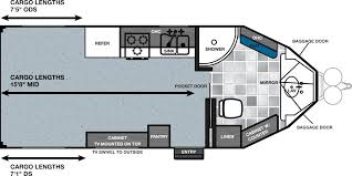 Work And Play Toy Haulers By Forest River Rv Cargo Trailer Conversion Cargo Trailer Camper Cargo Trailer Camper Conversion