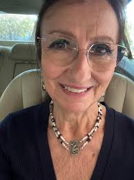 Dana Chavez purple Spinney and MOP necklace Angela Coriz purple spinney and  silver earrings